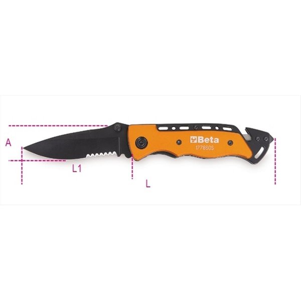 Gizmo 1778 SOS-Car Service Knife GI2461331